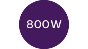 800 瓦，轻柔干发