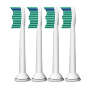 Sonicare ProResults 4-pack interchangeable sonic toothbrush heads