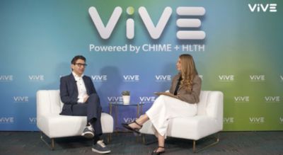 Shez Partovi at Vive 2026 talking about integrated diagnostics