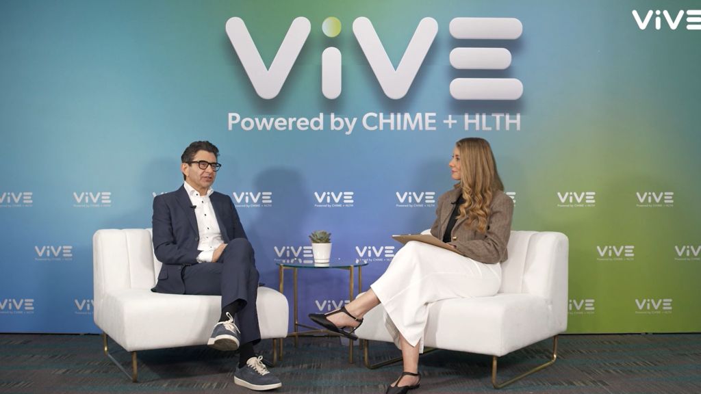 Shez Partovi at VIVE 2026 talking about Integrated Diagnostics