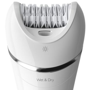 Philips Epilator Series 8000 Wet and dry epilator with 5 accessories