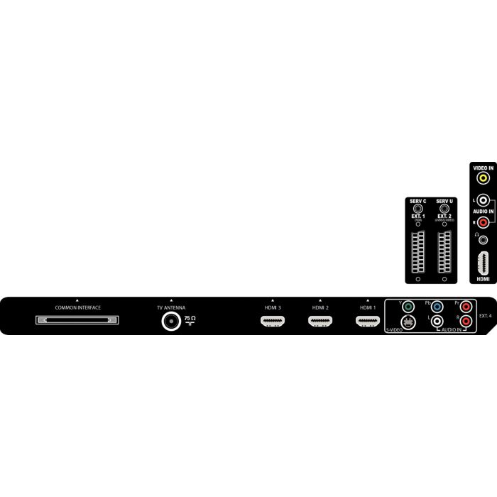 Philips flat tv hdmi sales