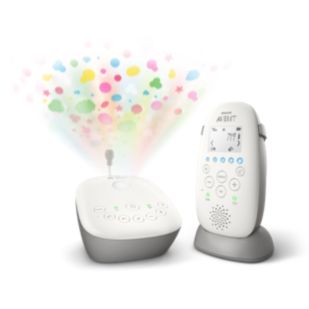 Avent DECT Audio Baby Monitor with Starry Night Projector