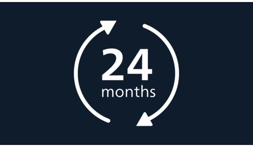 Vervang scheerhoofden om de 24 maanden voor het beste resultaat