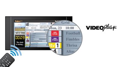 VIDEO Plus+ for quick and easy programming