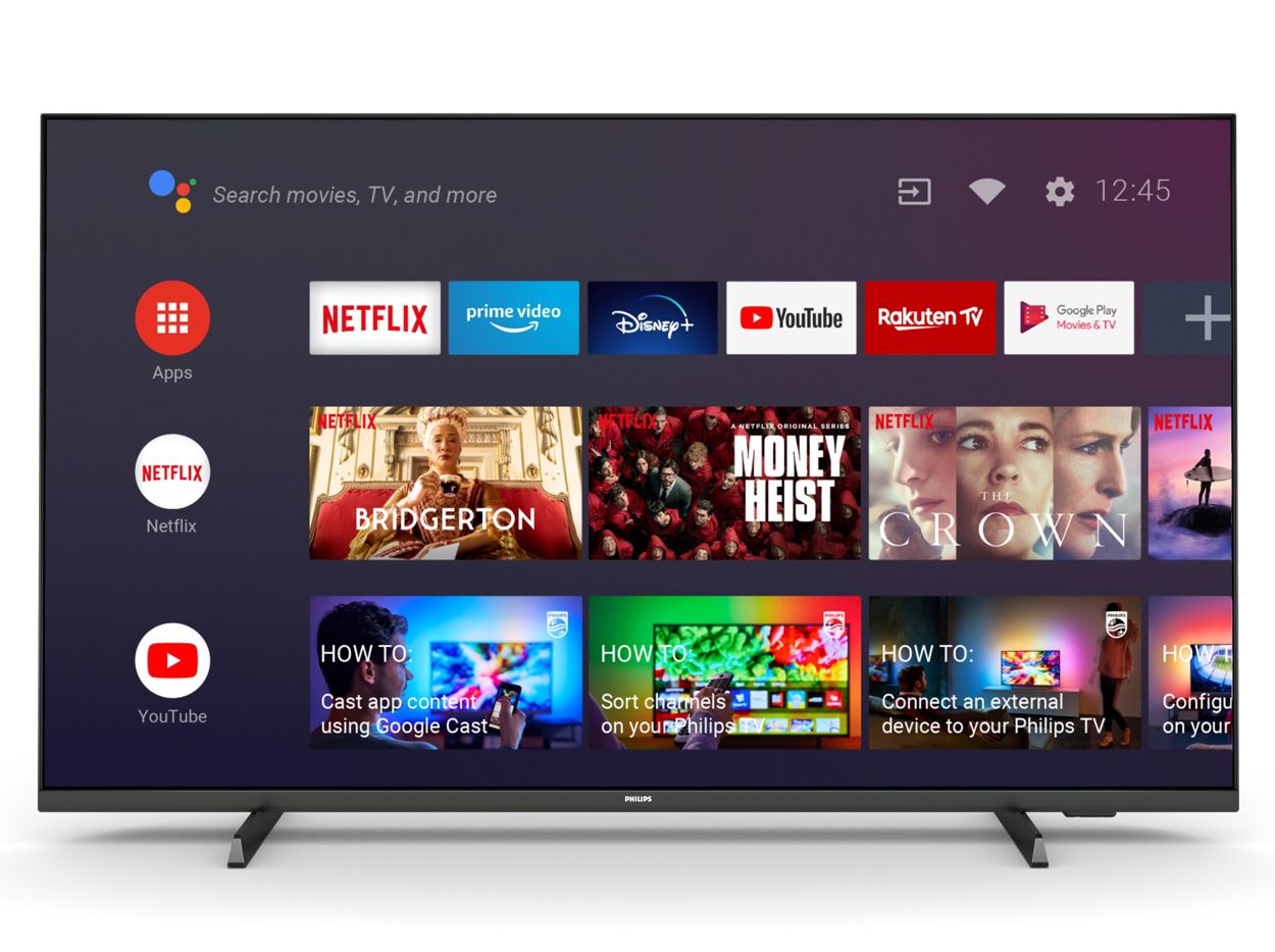 LED 4K UHD LED на базе ОС Android TV 50PUS7406/60 | Philips