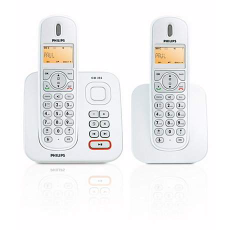 CD2552S/FT  Téléphone sans fil avec répondeur