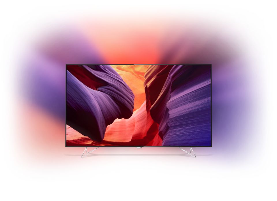 Televisor LED 4K plano con tecnología Android TV
