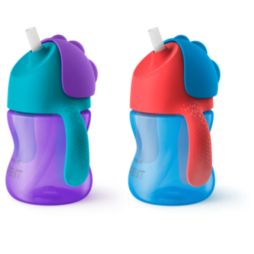 Avent أكواب مزوّدة بقشة