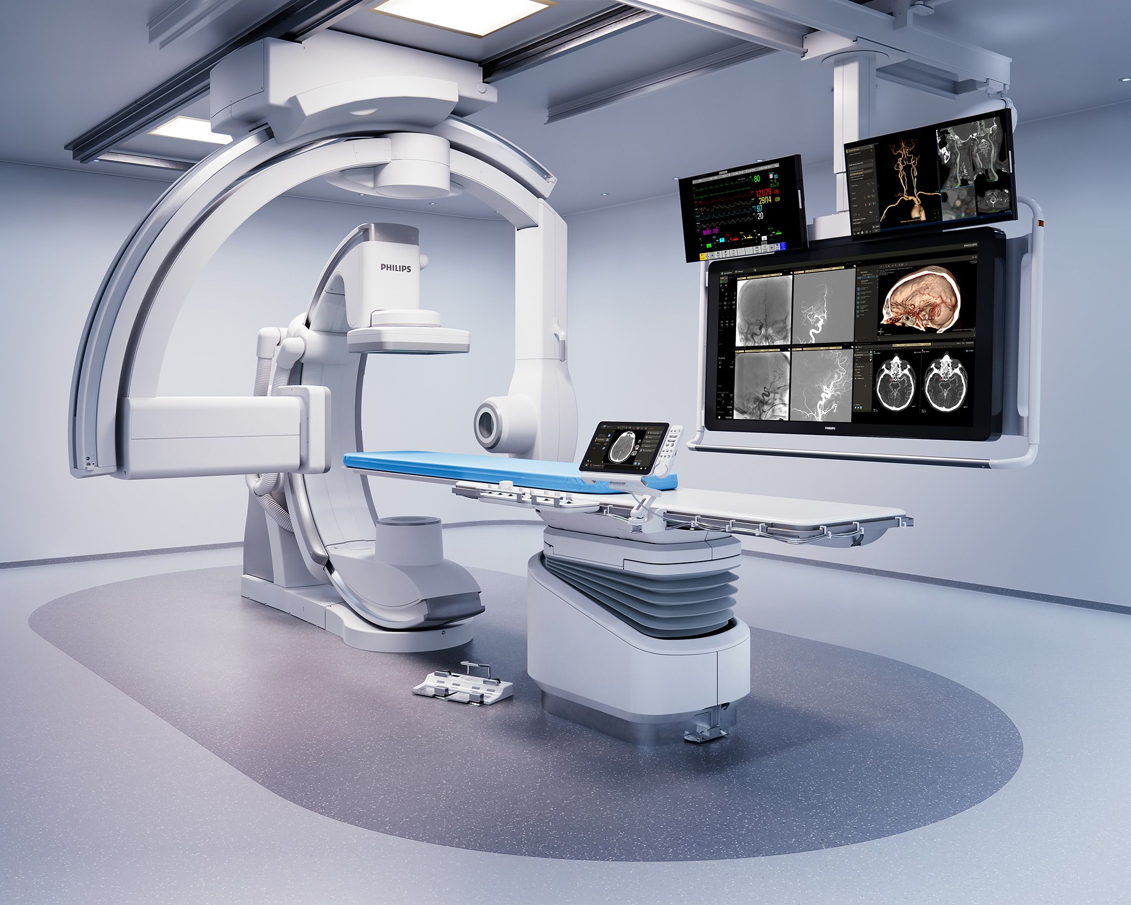 Philips Azurion image-guided therapy system in hospital suite