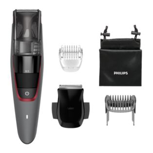 Beardtrimmer series 7000 Trymer z systemem zasysania ściętego zarostu