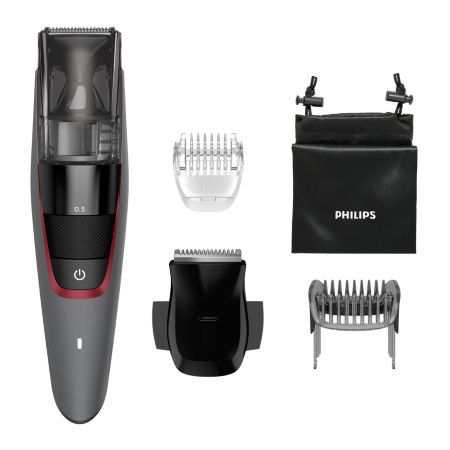 Regolabarba con sistema aspirante Philips BT7510/15: rifinisci barba e baffi in modo pulito
