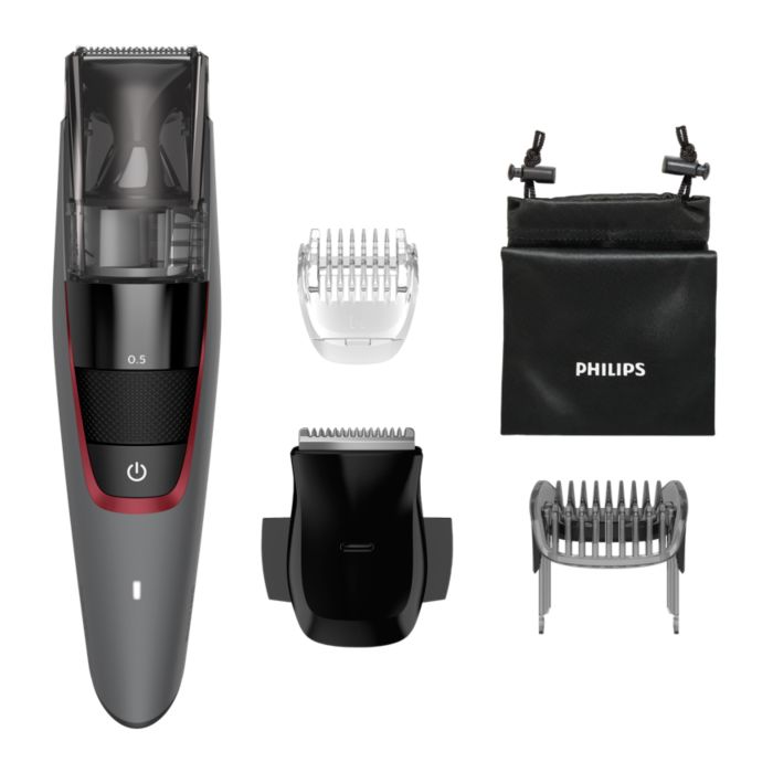 Aspiration puissante pour une barbe en toute propreté