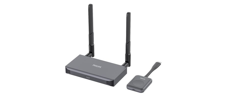 凭借此无线 HDMI 接收器适配器