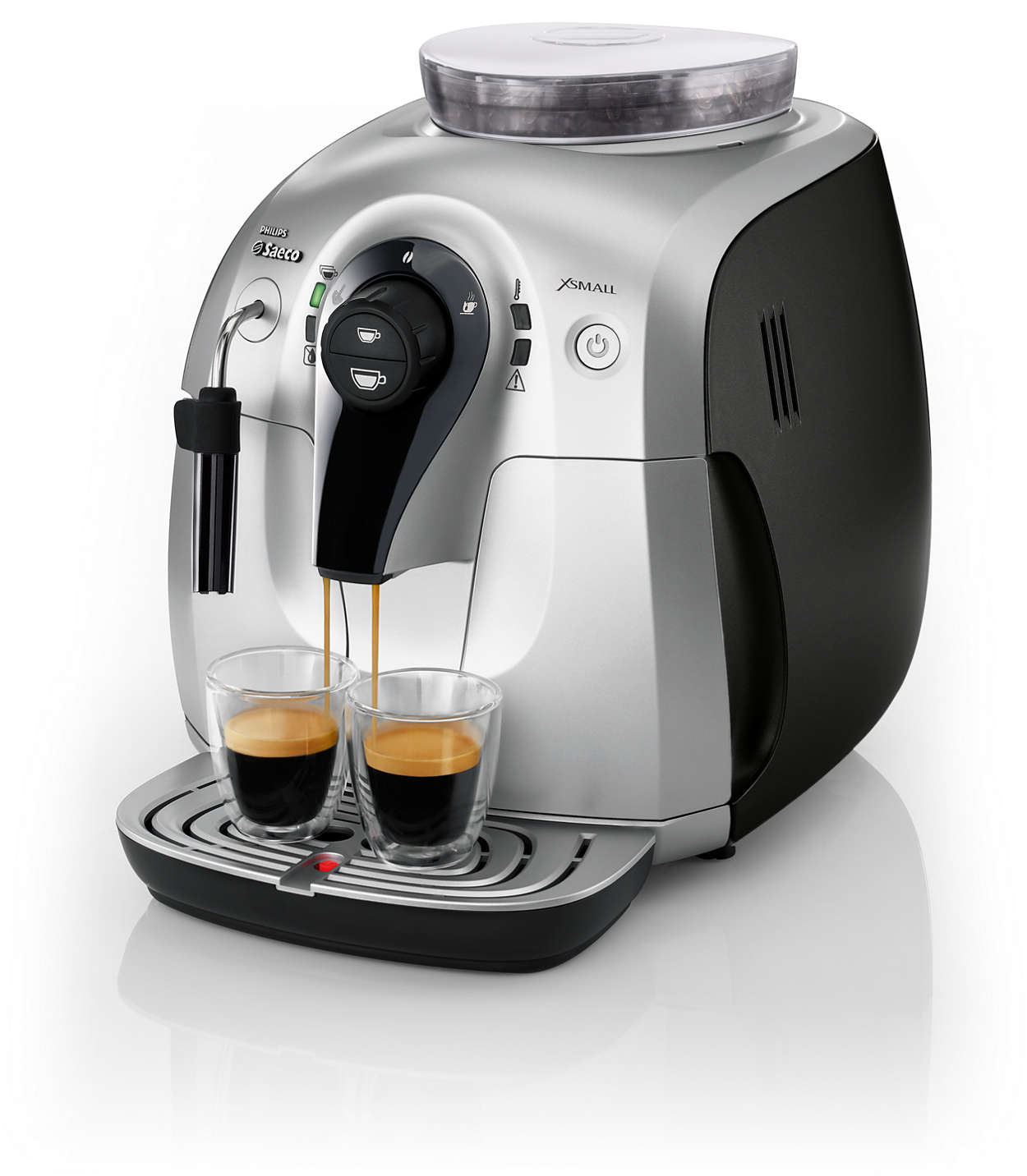 Black X-Small Renewed Philips Saeco HD8645/47 Vapore Automatic Espresso Machine 