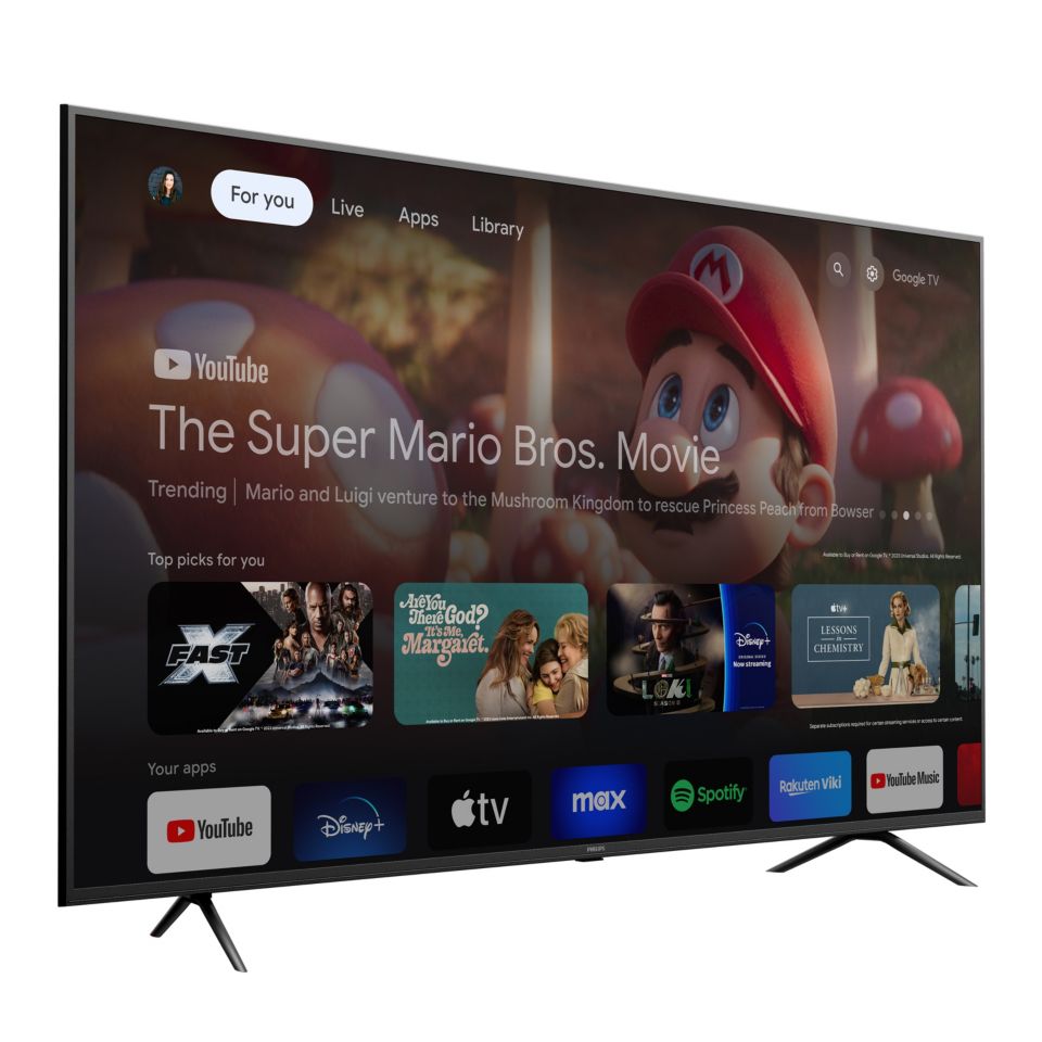 70インチ 4K UHD Google TV 7000 series 4K Ultra HD LED Google TV 70PUL7553/F7 | Google TV