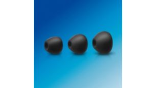 3 ear-tip sizes for the optimum fit
