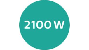 محرك احترافي بقوة 2100 واط لنتائج مثالية مشابهة لصالون التجميل