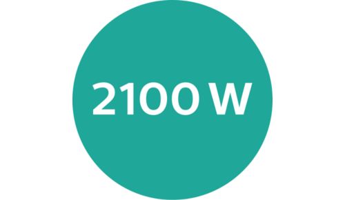 Professionelle Leistung von 2100 W für ein perfektes Ergebnis wie vom Friseur