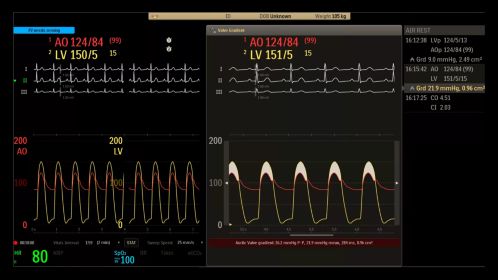 User gradient interface - exam room
