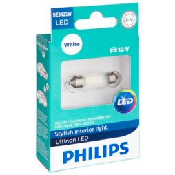 2 ampoules Philips premium LED P21/5W rouge - Feu Vert