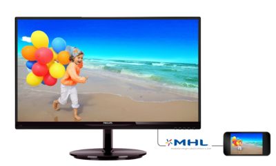 PHILIPS 224E SoftBlue 4枚 デュアルアーム付 マルチモニタ LCD monitor with SmartImage lite 224E5QHSB/69 | Philips
