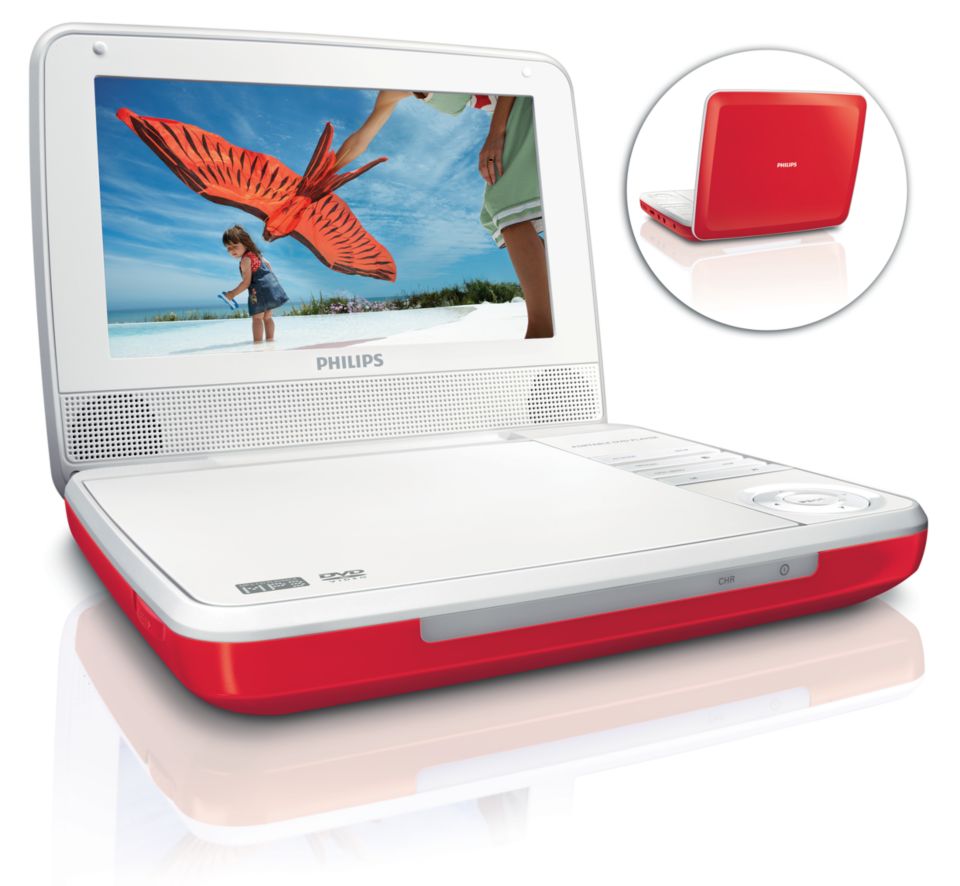 レズミルズ【GRIT PLYO08】CD DVD コリオ Portable DVD Player PET741R/37 | Philips