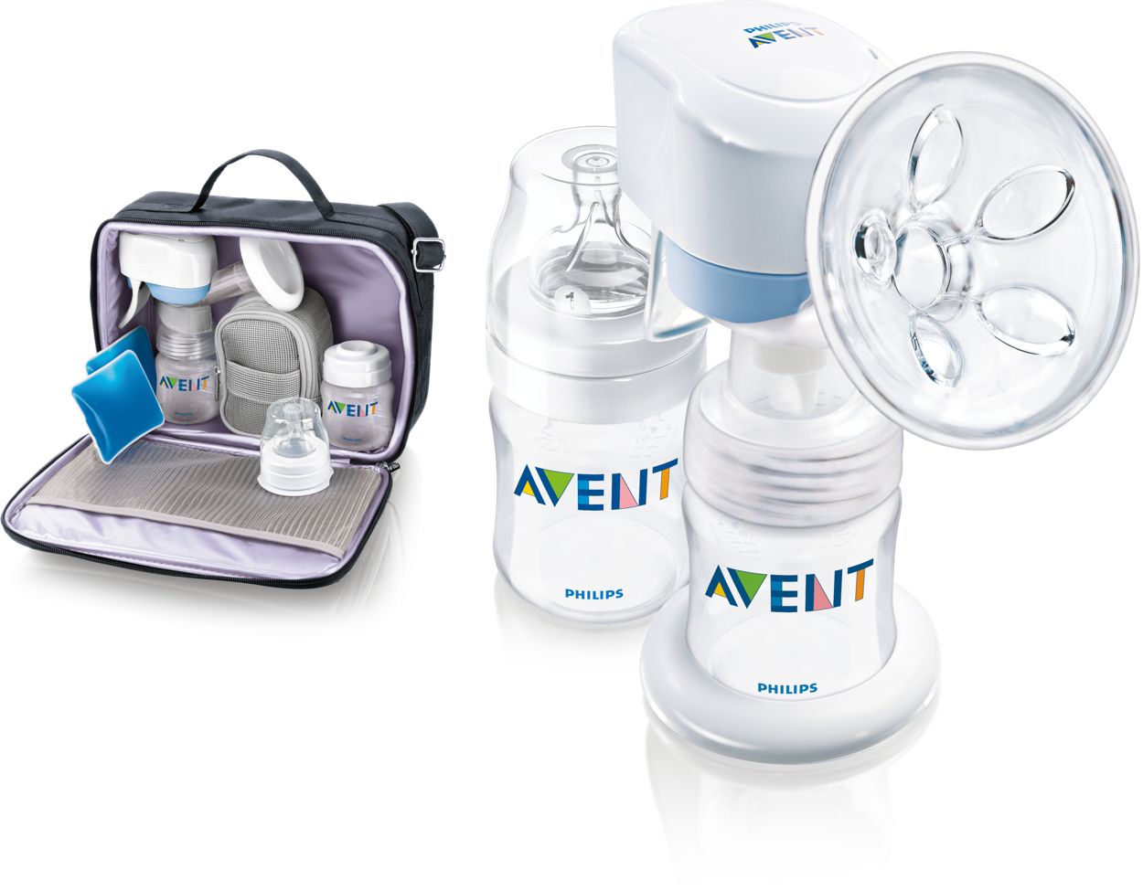 Электронный молокоотсос philips avent