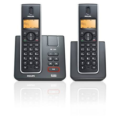 SE2552B/05  Cordless phone answer machine