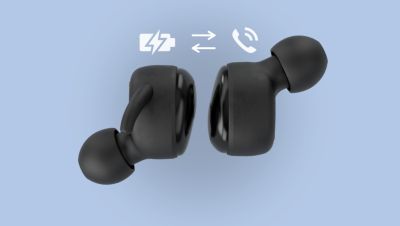 Mono mode. Switch the mic between earbuds