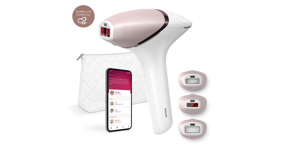 Lumea IPL 9000 Series IPL Hair removal device with SenseIQ BRI955/01 ...
