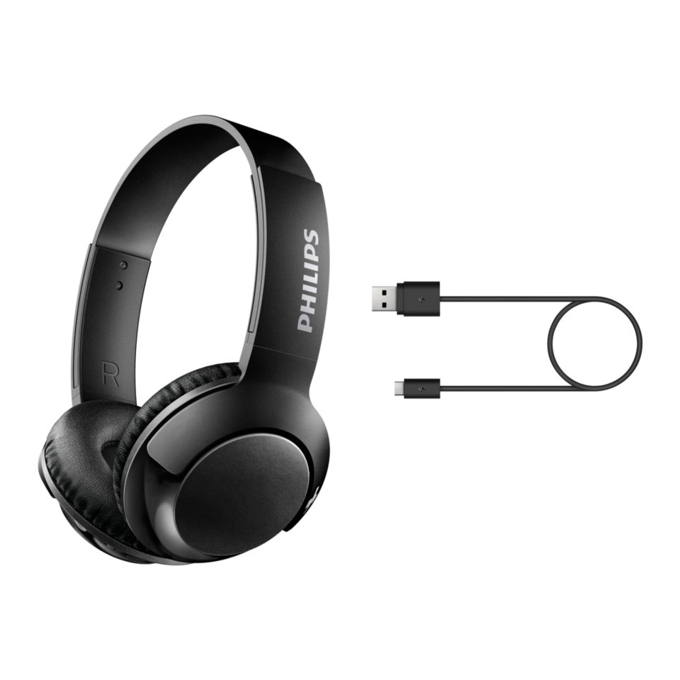 Philips bass+ best sale over ear