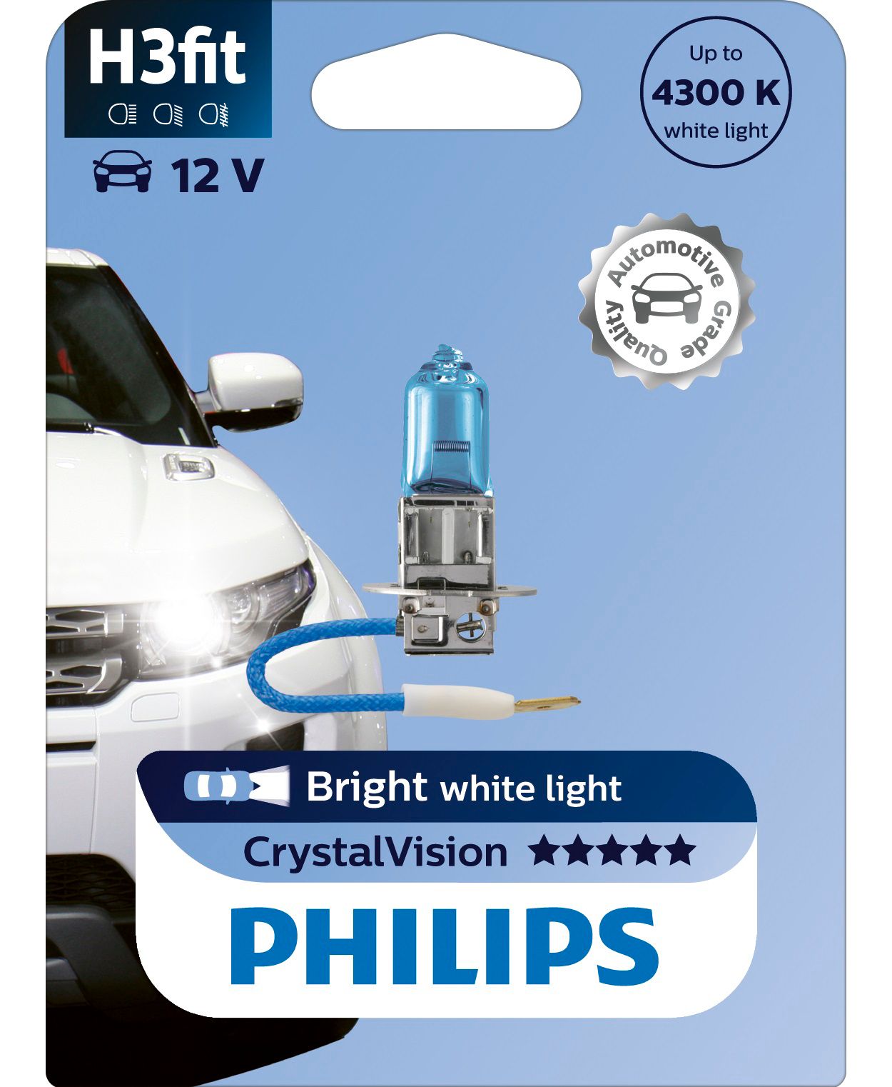 CrystalVision 4,300 K, bright white light 12336CVB1 | Philips