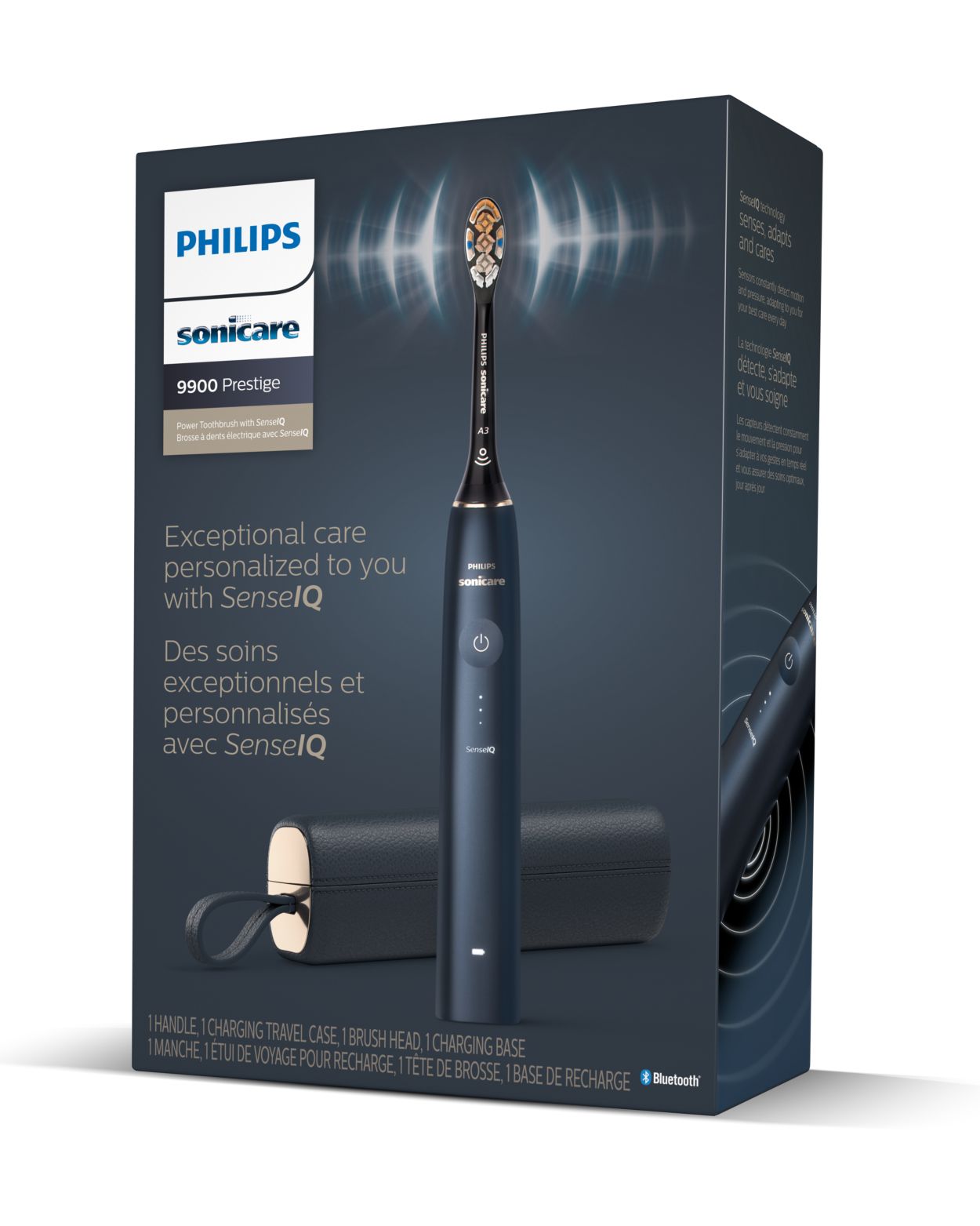 Prestige 9900 Power Toothbrush with SenseIQ HX9990/12 | Sonicare