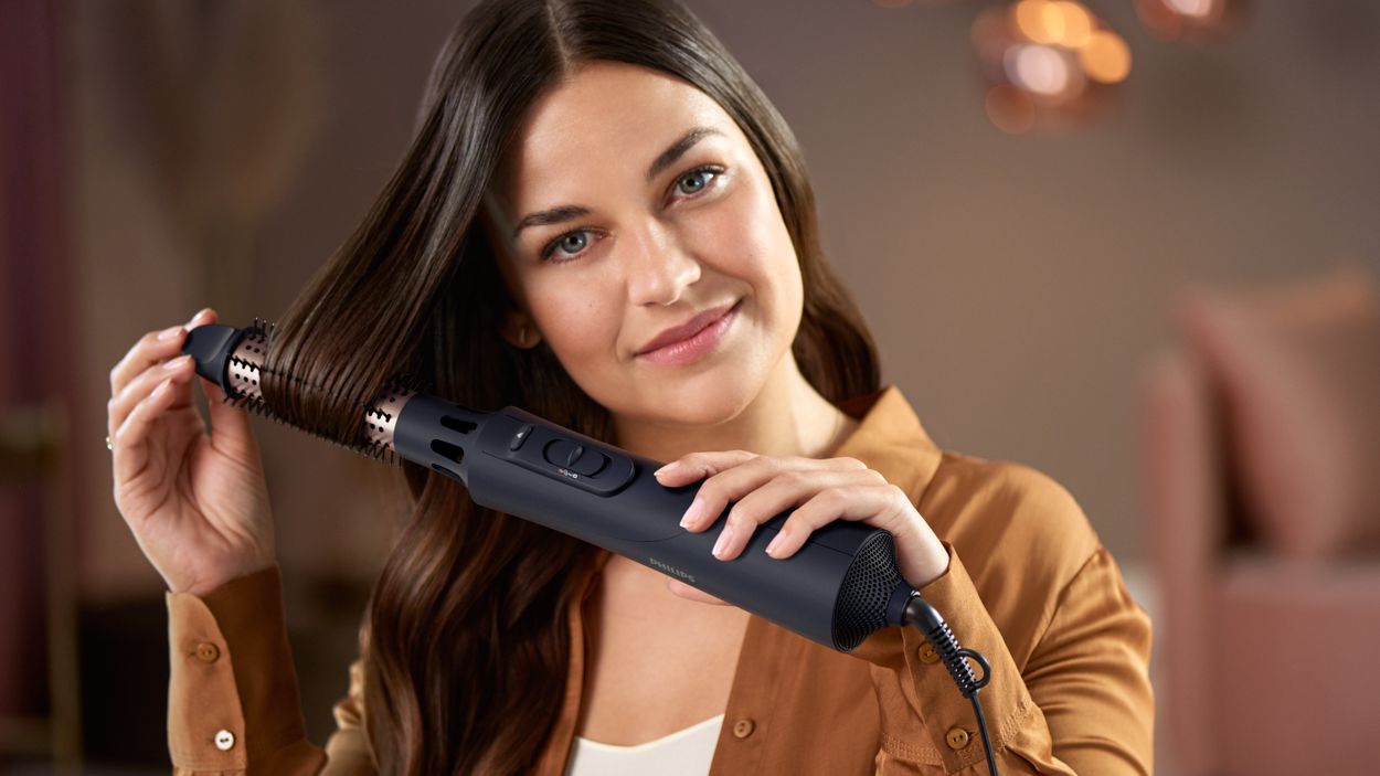 Philips Brosse soufflante avec 5 accessoires de coiffure - Série