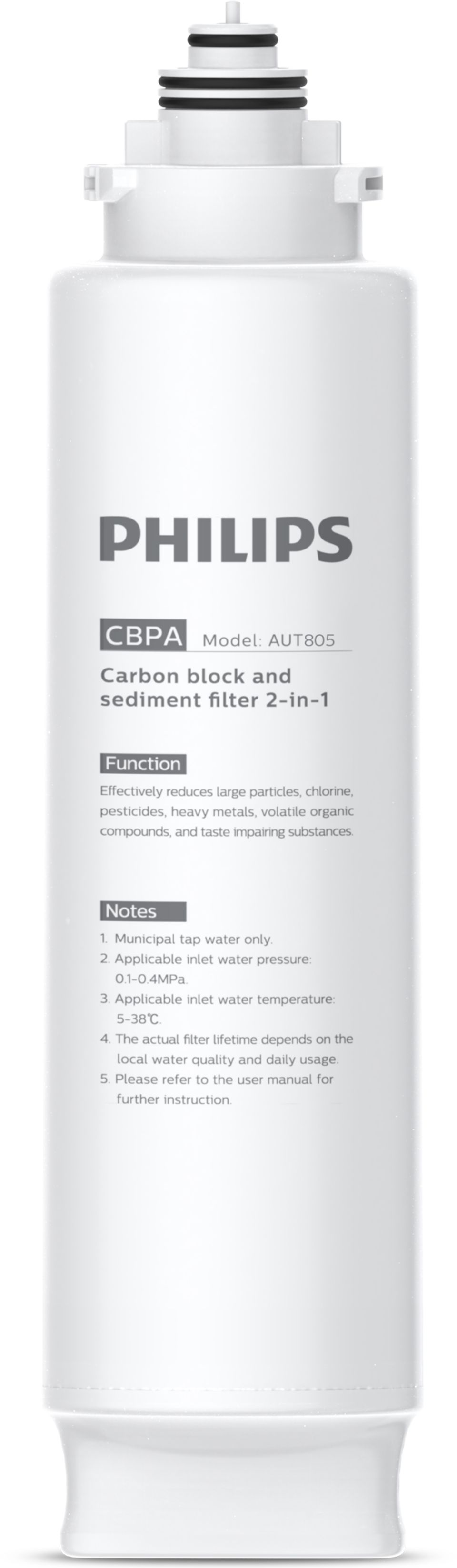Crisp and pure tasting water straight from the tap