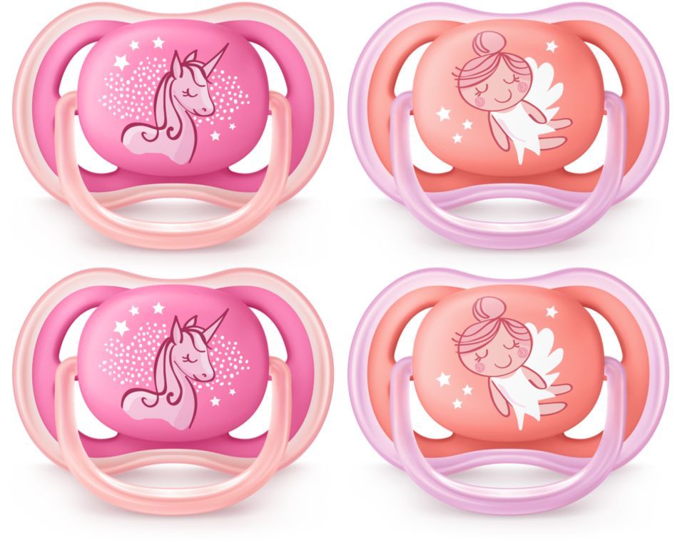 A light, breathable pacifier