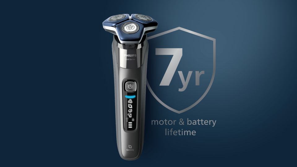 Philips Norelco Shaver 7200, afeitadora eléctrica recargable en seco y  húmedo con tecnología SenseIQ y recortadora emergente S7887/82