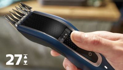 長さ設定調整リングホイールは 27 段階を選択可能：3.0～28mm