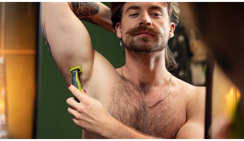 Click-on skin guard for sensitive areas