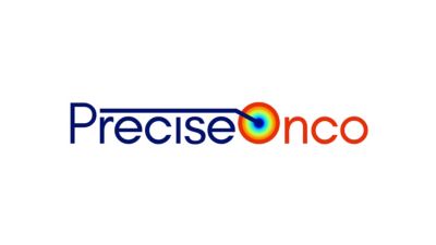Logotipo del consorcio de investigación PreciseOnco para el tratamiento de precisión contra el cáncer