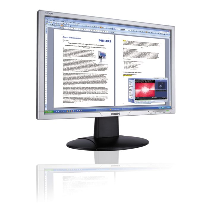 Convenient embedded audio, Vista-ready widescreen