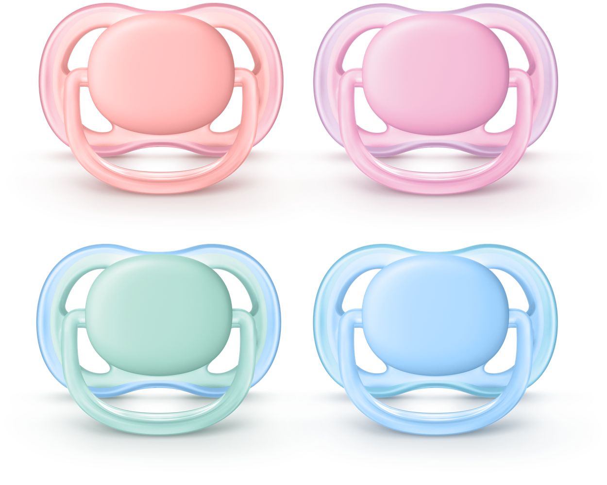 A light, breathable pacifier