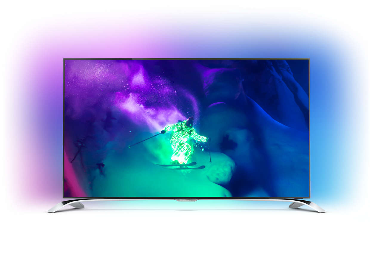 Ultraflacher 4K UHD TV powered by Android