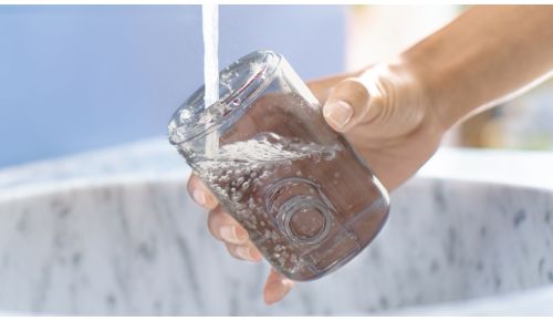 250 ml beholder, der er nem at fylde op