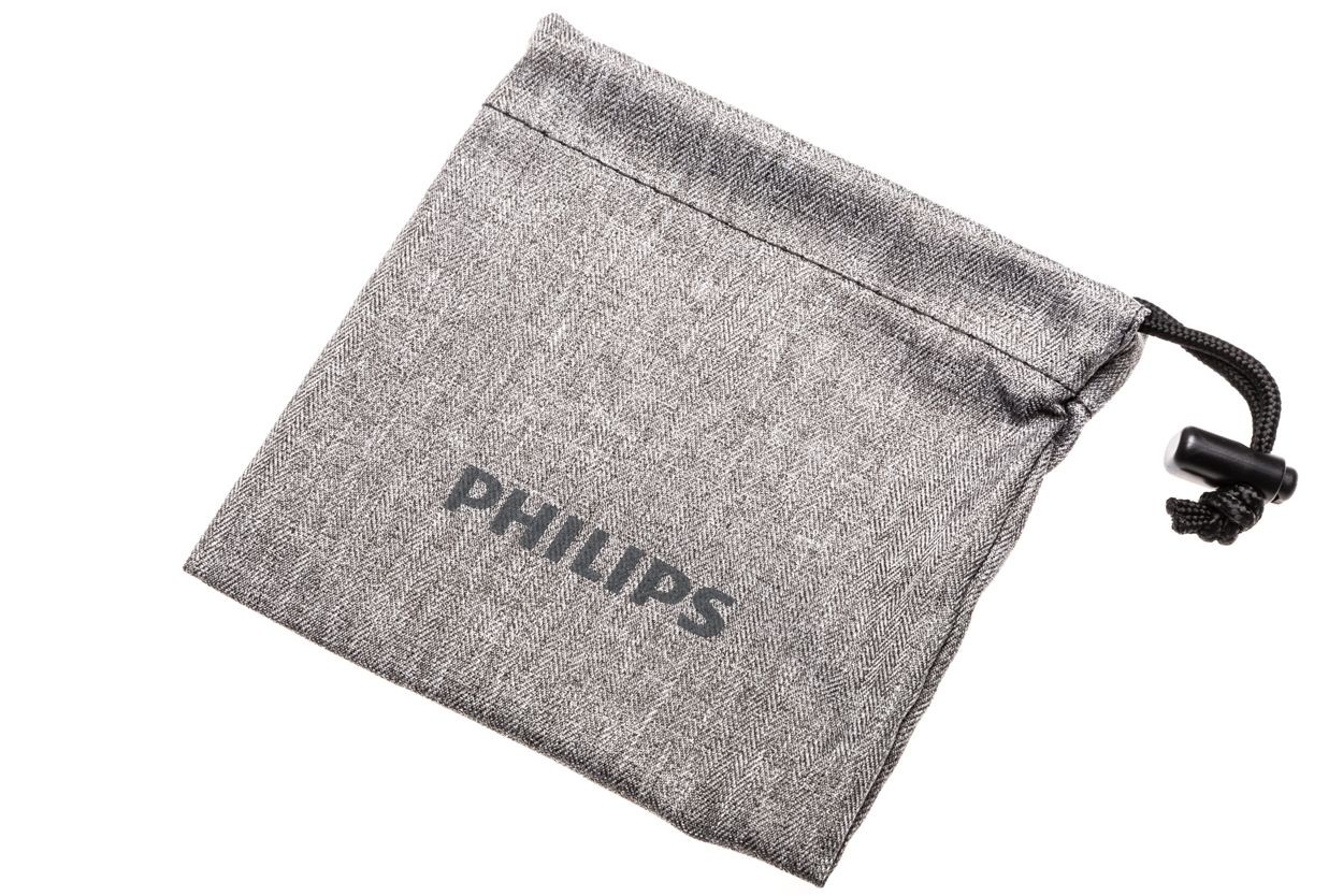 Pouch for face massager storage