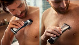 Barbering i to trin til jævne resultater i forskellige slags hår
