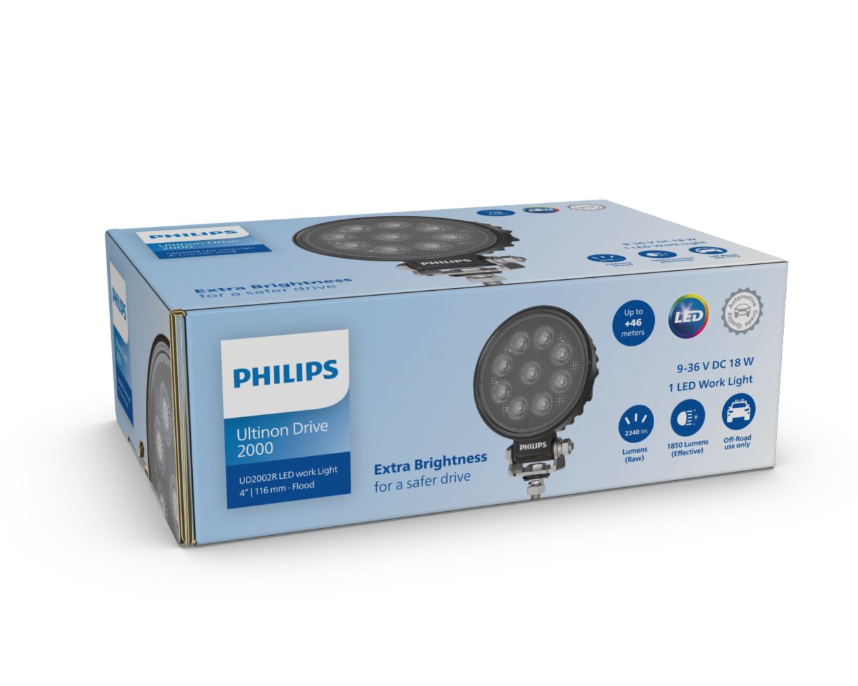 Ultinon Drive 2000 4 inch work light - flood LUMUD2002RX1/10 | Philips
