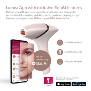 Lumea IPL 9900 Series Urządzenie IPL do depilacji światłem z SenseIQ