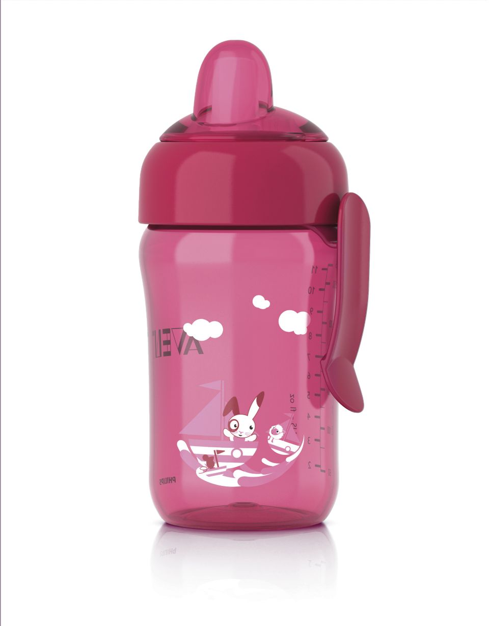 Non-spill valve keeps cup hygienic anywhere